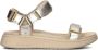 Woden Line Heritage Sandalen Dames Goud - Thumbnail 3