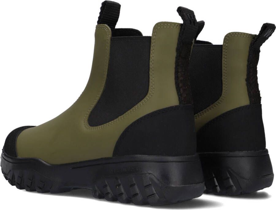 Woden Groene Chelsea Boots Magda Track Waterproof