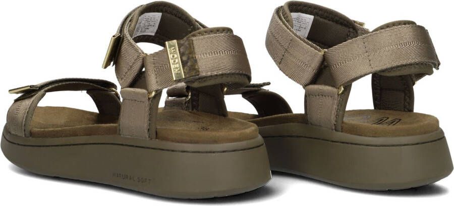 WODEN Groene Sandalen Line