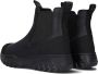 Woden Magda Track Waterproof Chelsea boots Enkellaarsjes Dames Zwart - Thumbnail 5