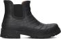 Woden Liv Croco Waterproof Laarzen Rubber Dames Zwart - Thumbnail 4