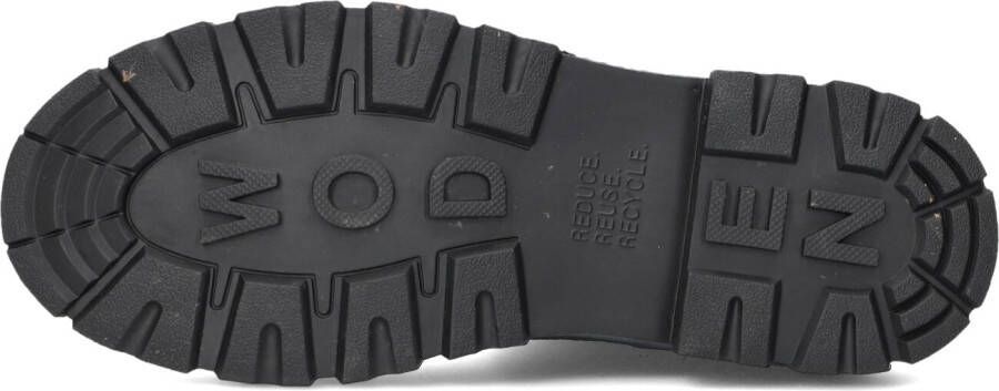 WODEN Zwarte Laarzen Liv Croco Waterproof