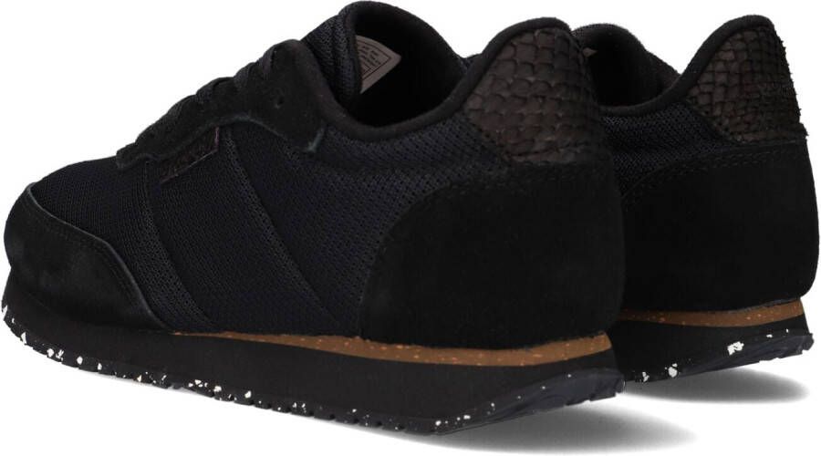 Woden Zwarte Lage Sneakers Signe