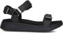 Woden Line Glitter Sandalen Dames Zwart - Thumbnail 3