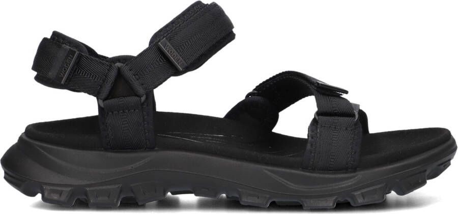 WODEN Zwarte Sandalen Sandie
