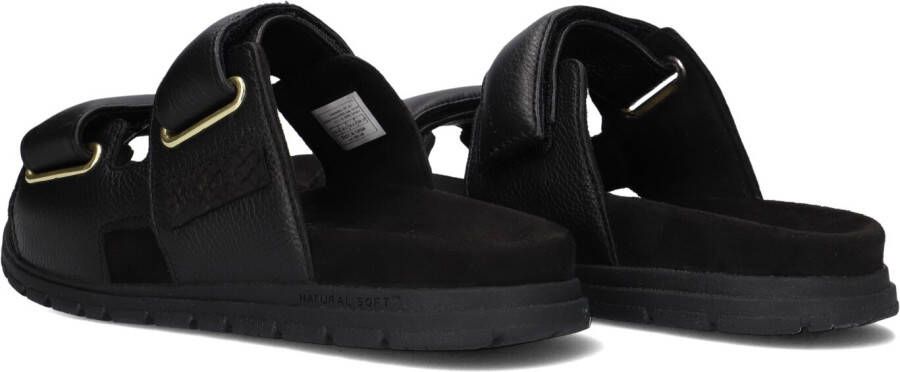 WODEN Zwarte Slippers Lisa