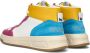Womsh Hoge Top Sneakers met Unieke Details Multicolor Dames - Thumbnail 3