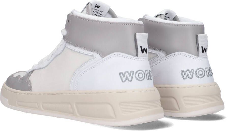 Womsh Witte Hoge Sneaker Super