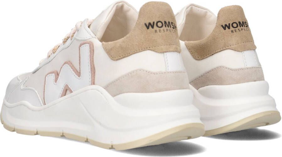 Womsh Witte Lage Sneakers Wave