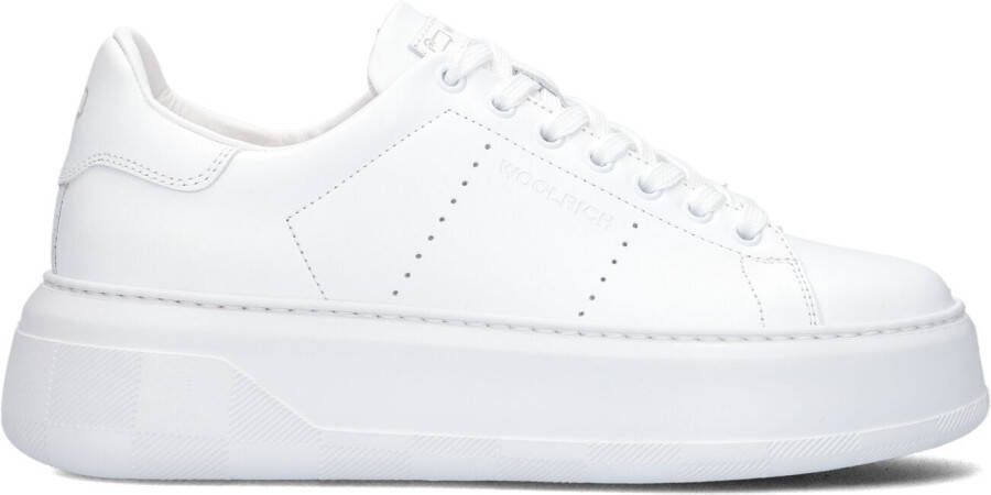 Woolrich Witte Lage Sneakers Cupsole Chunky Dames