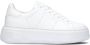Woolrich Cupsole Chunky Dames Lage sneakers Leren Sneaker Dames Wit - Thumbnail 2