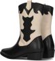 Wysh Nolia Cowboylaarzen Western Laarzen Meisjes Kids Beige - Thumbnail 3