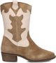 Wysh Winnie Cowboylaarzen Western Laarzen Meisjes Beige - Thumbnail 2