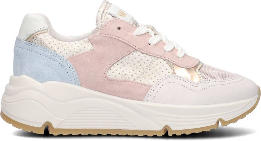 Wysh Beige Lage Sneakers Scarlett