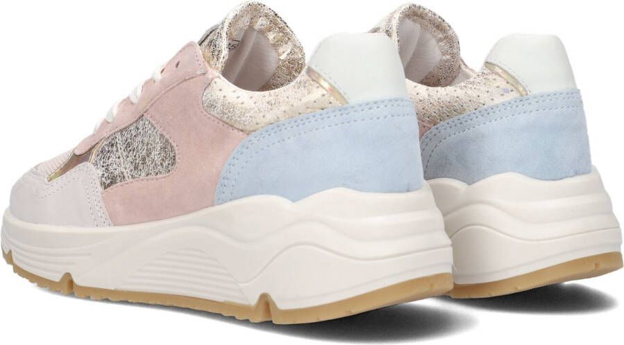 Wysh Beige Lage Sneakers Scarlett