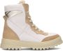 Wysh Ariel Veterboots Laarzen Met Veters Meisjes Kids Beige - Thumbnail 2