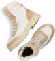 Wysh Ariel Veterboots Laarzen Met Veters Meisjes Kids Beige - Thumbnail 5