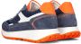 Wysh Willard Lage sneakers Leren Sneaker Jongens Blauw - Thumbnail 3