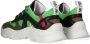 Wysh Emilee Lage sneakers Leren Sneaker Meisjes Kids Groen - Thumbnail 3