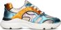 Wysh Bella Lage sneakers Leren Sneaker Meisjes Kids Multi - Thumbnail 2