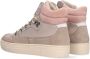 Bruin Tinten Nikkie Hoge sneakers Leren Sneaker Meisjes Taupe - Thumbnail 3