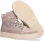 Bruin Tinten Nikkie Hoge sneakers Leren Sneaker Meisjes Taupe - Thumbnail 4