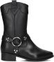Wysh Nolia Cowboylaarzen Western Laarzen Meisjes Zwart - Thumbnail 3