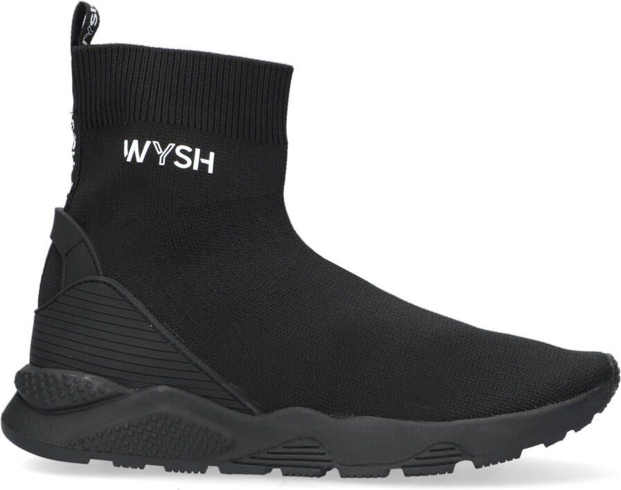 Wysh Zwarte Hoge Sneaker Jaime