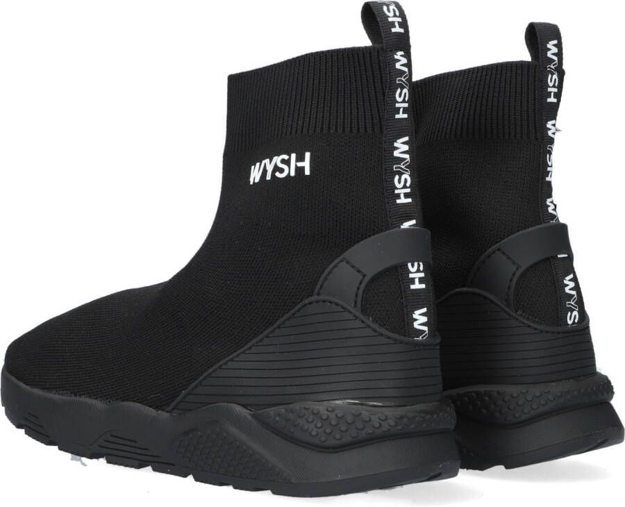 Wysh Zwarte Hoge Sneaker Jaime