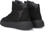 Wysh Lewis Hoge sneakers Jongens Kids Zwart - Thumbnail 3