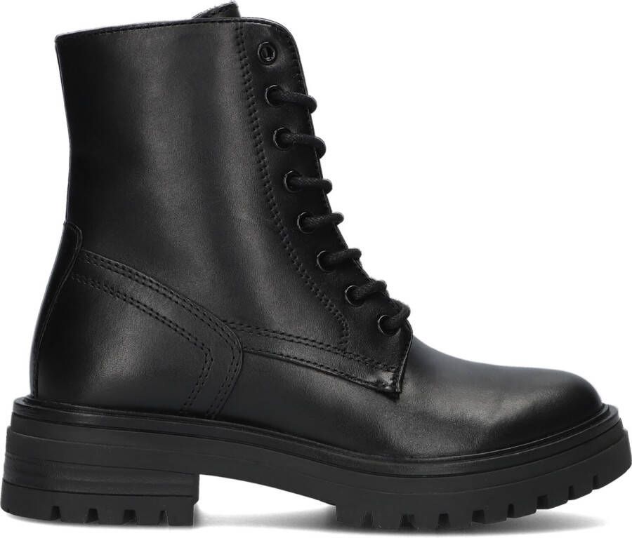 WYSH Zwarte Veterboots Emma