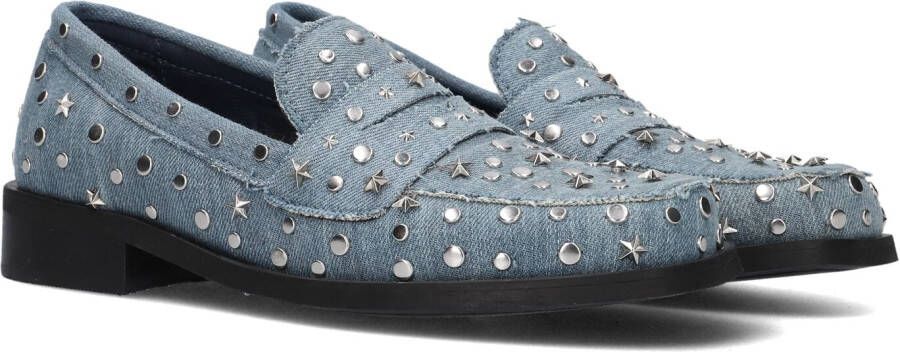 FABIENNE CHAPOT Blauwe Loafers Pim Studs