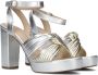 Fabienne Chapot Nolita Sandalette van leer met metallic finish - Thumbnail 1