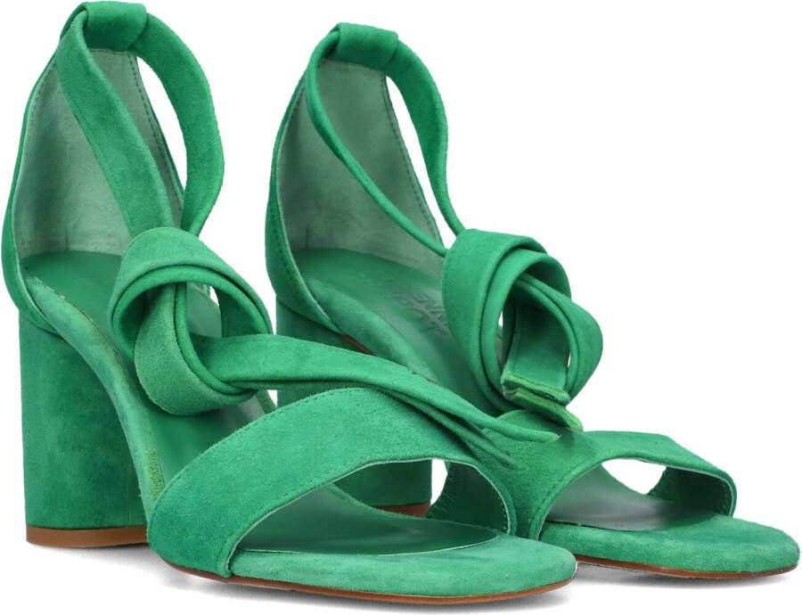 FABIENNE CHAPOT Sandalen Dames Selena Maat: 40 Materiaal: Suède Kleur: Groen  - Schoenen.nl