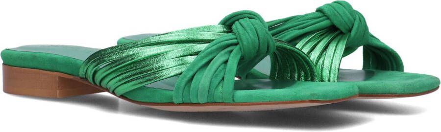 FABIENNE CHAPOT Slippers Dames Momo Sandal Maat: 37 Materiaal: Suède Kleur: Groen
