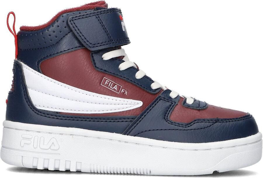 Fila FXventuno sneakers blauw wit rood Jongens Meisjes Leer Meerkleurig 35
