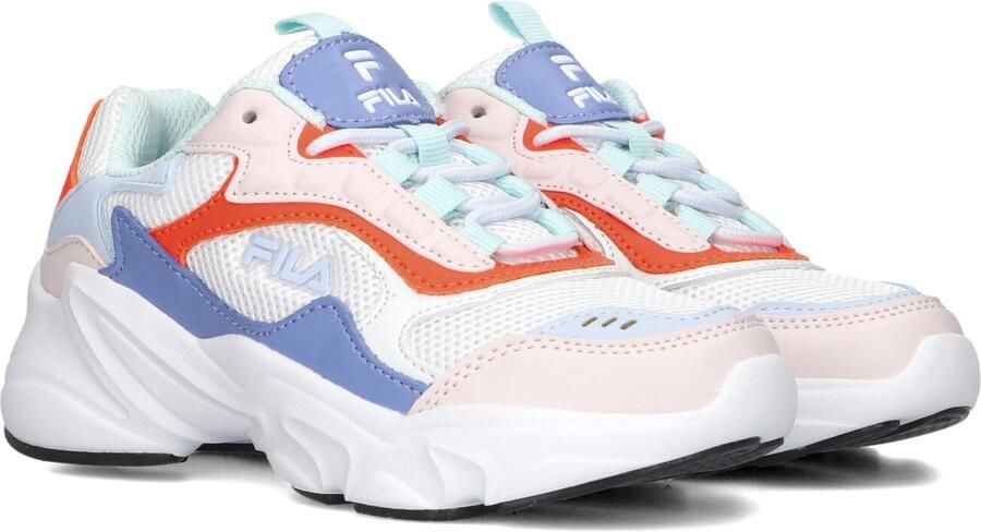 Fila Collene CB sneakers koraalrood lichtblauw