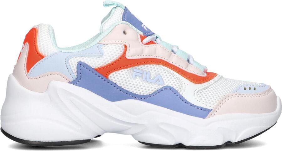 Fila Collene CB sneakers koraalrood lichtblauw Mesh Meerkleurig