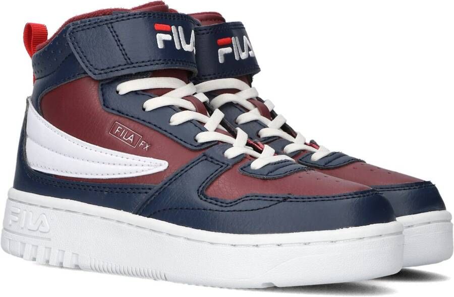 Fila FXventuno sneakers blauw wit rood Jongens Meisjes Leer Meerkleurig 30