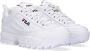 Fila Disruptor II basisschool Schoenen White Synthetisch Foot Locker - Thumbnail 1