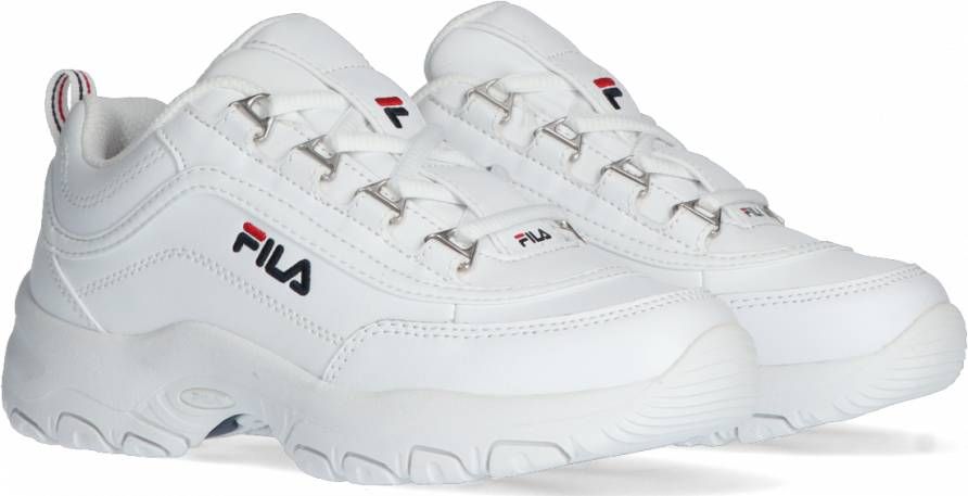 Fila Strada Low sneakers wit Imitatieleer Meerkleurig 29