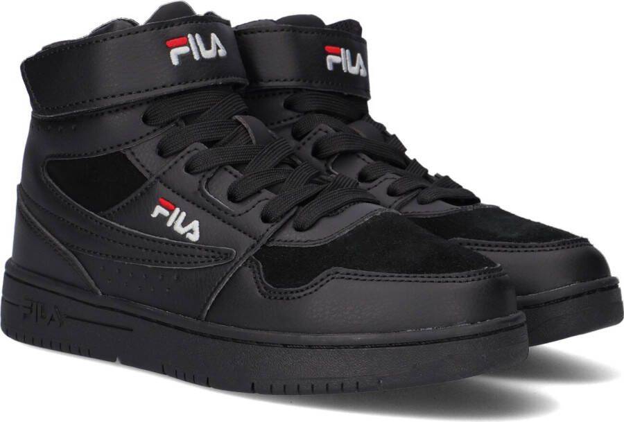 Fila Arcade Velcro Mid Kids Hoge sneakers Leren Sneaker Kids Zwart