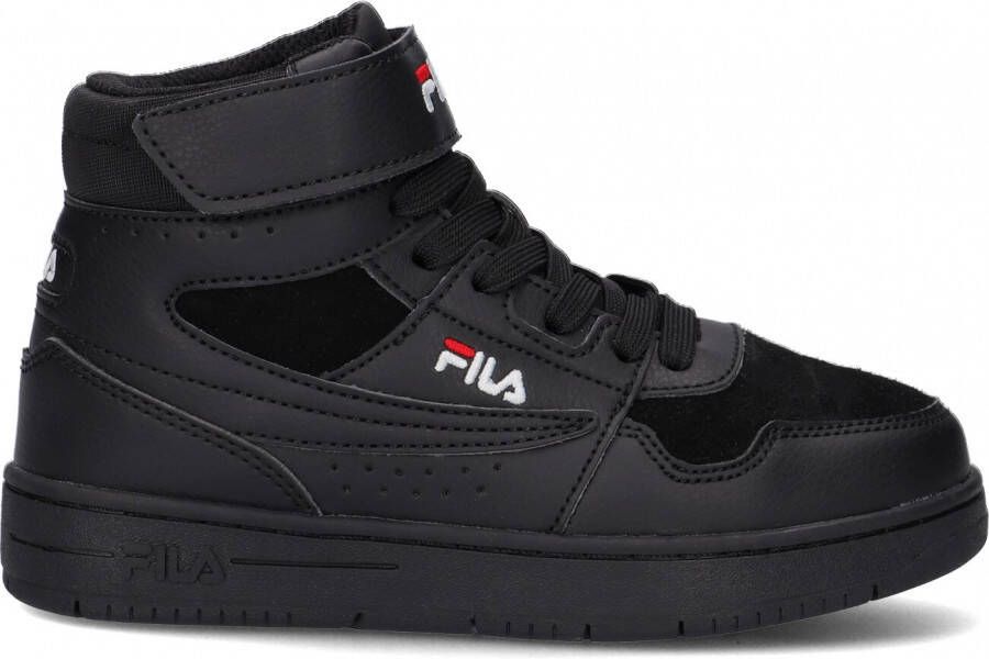 Fila Arcade Velcro Mid Kids Hoge sneakers Leren Sneaker Kids Zwart