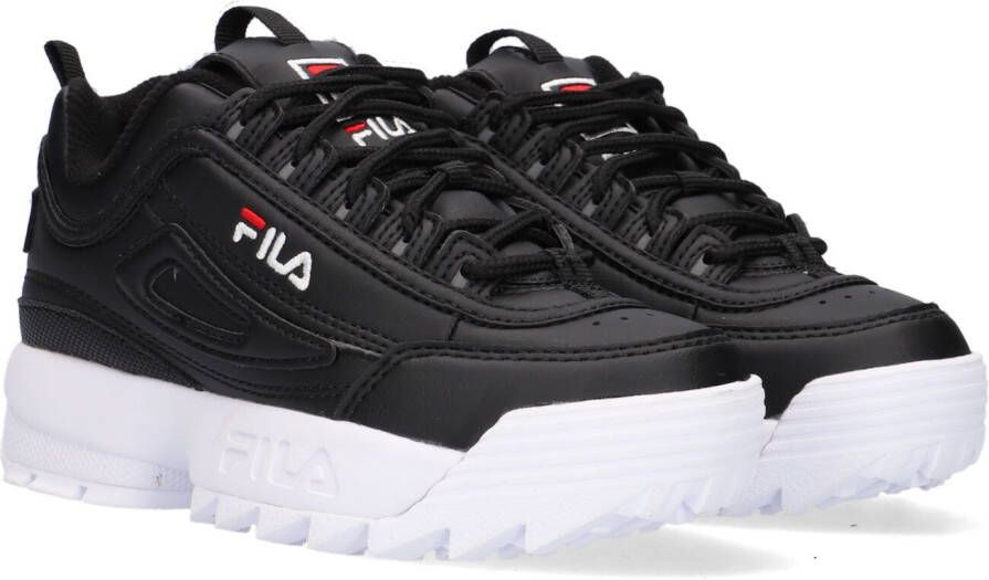 Fila Zwarte Lage Sneakers Disruptor Kids