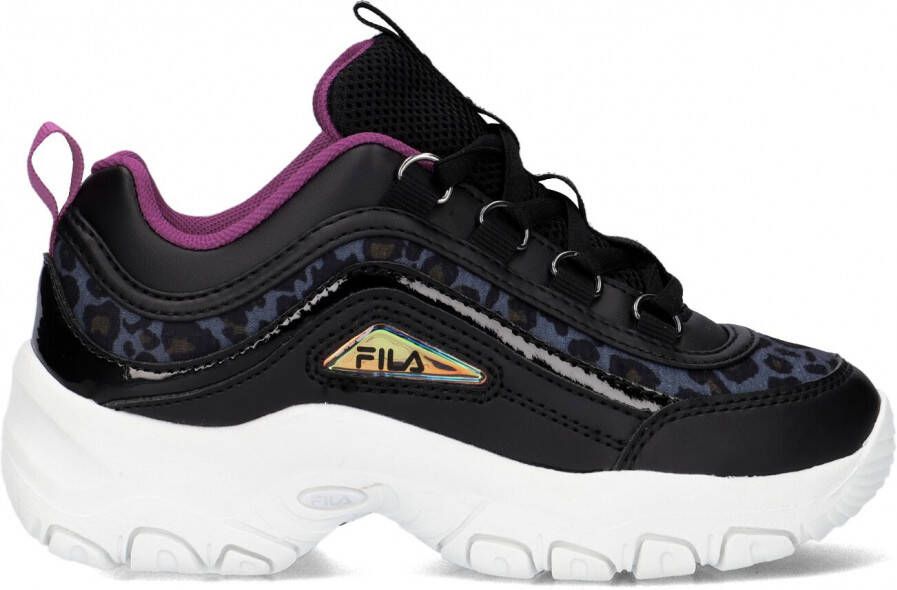 Fila Strada A sneakers dierenprint zwart fuchsia Meisjes Mesh Dierenprint 39