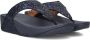FITFLOP Teenslippers Dames Lulu Glitter Maat: 43 Materiaal: Leer Kleur: Blauw - Thumbnail 1
