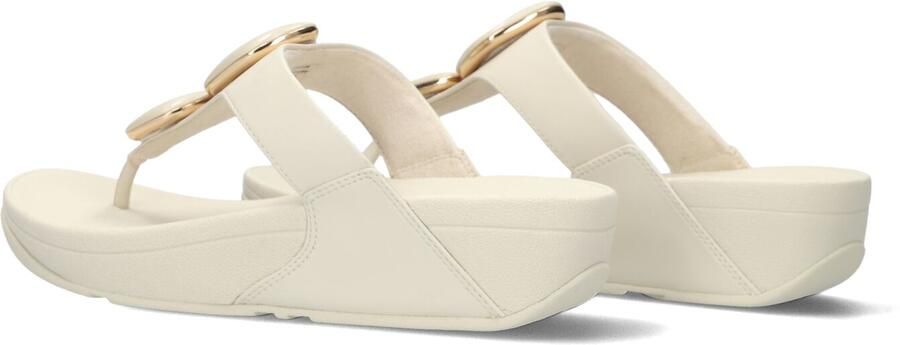 FITFLOP Teenslippers Dames Lulu Marbled Stone Toe-post Maat: 43 Materiaal: Leatherlook Kleur: Beige - Foto 5