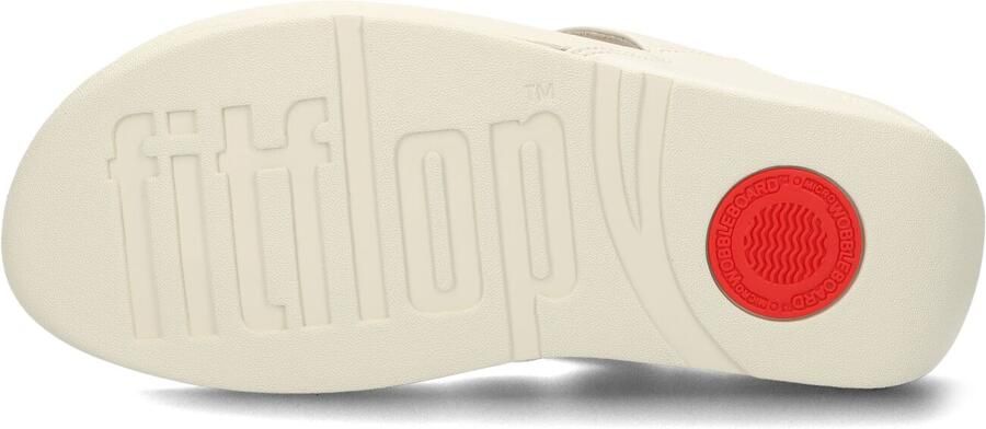 FITFLOP Teenslippers Dames Lulu Marbled Stone Toe-post Maat: 43 Materiaal: Leatherlook Kleur: Beige - Foto 4