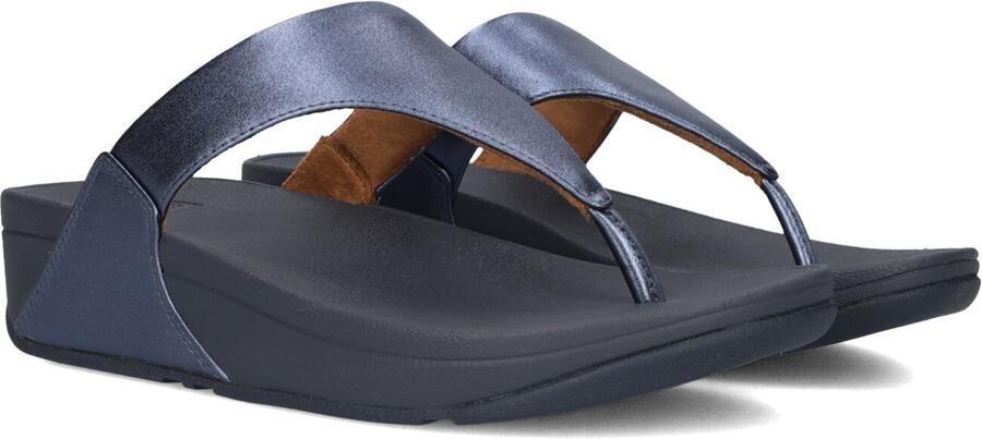 FITFLOP Blauwe Slippers Lulu Leather Toe-post