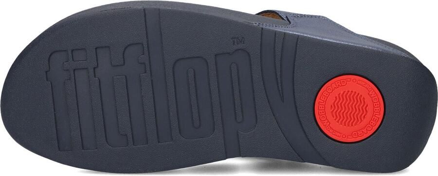 FITFLOP Teenslippers Dames Lulu Leather Toe-post Maat: 40 Materiaal: Leatherlook Kleur: Blauw - Foto 5